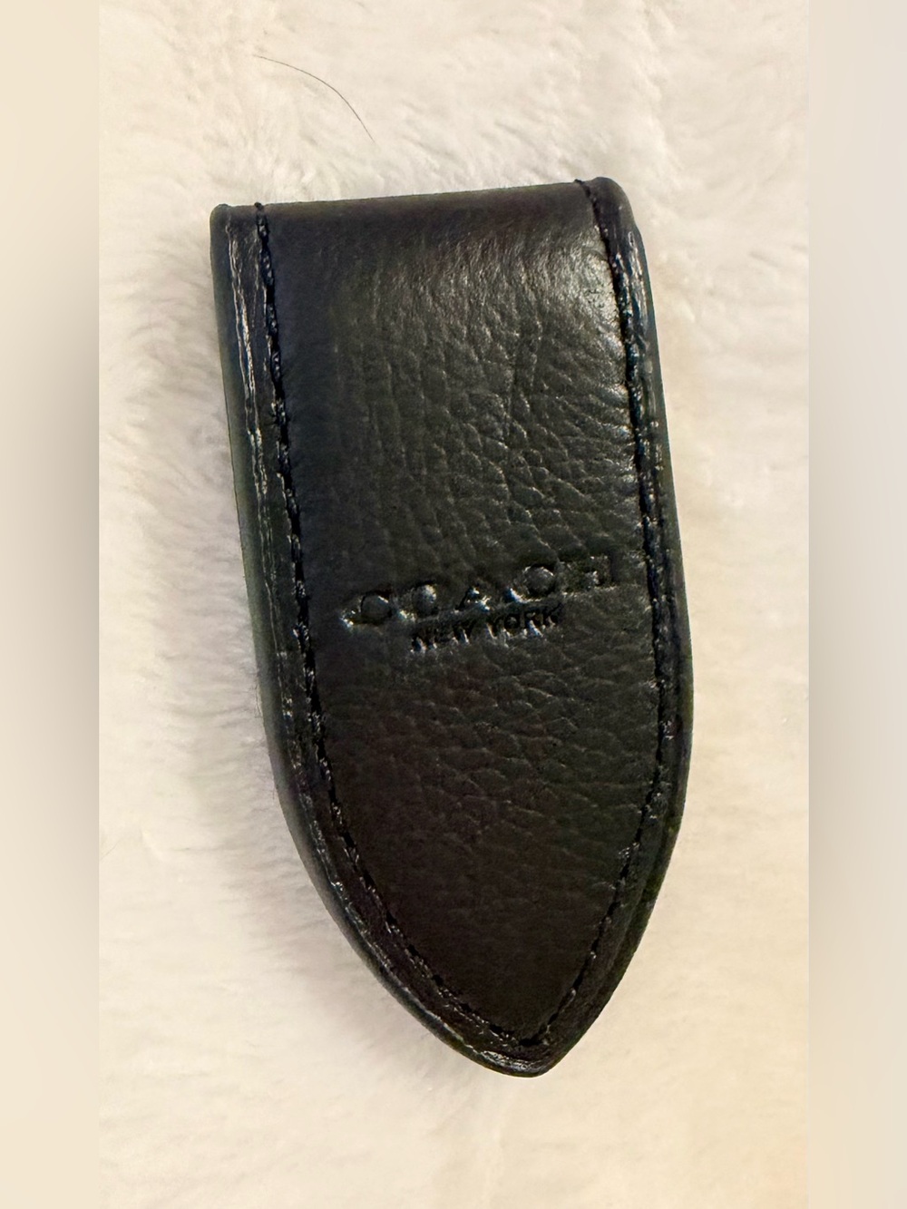 Coach Leather Money Clip